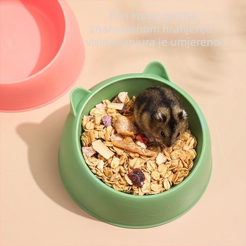 Hamster hrana zdjela, velika otpornost na prskanje, posebna posuda za hranu | Materijal: PP • Brend: Flower season • Kategorija: pribor za prehranu kućnih ljubimaca