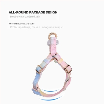Komplet prsnog pojasa za kućne ljubimce, Cortex materijal, neproširiv, veleprodajno pakiranje 100 kom, za mačke