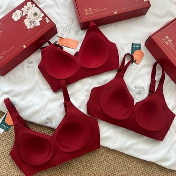 Bešavni grudnjak s bežičnom podrškom, bez šavova, 3/4 košarica, oblikovana šalica s tankim gornjim dijelom i debelim donjim dijelom, materijal: najlon/poliamid, podstava spandex, fiksne dvostruke naramenice, stražnje kopčanje s četiri reda kukica