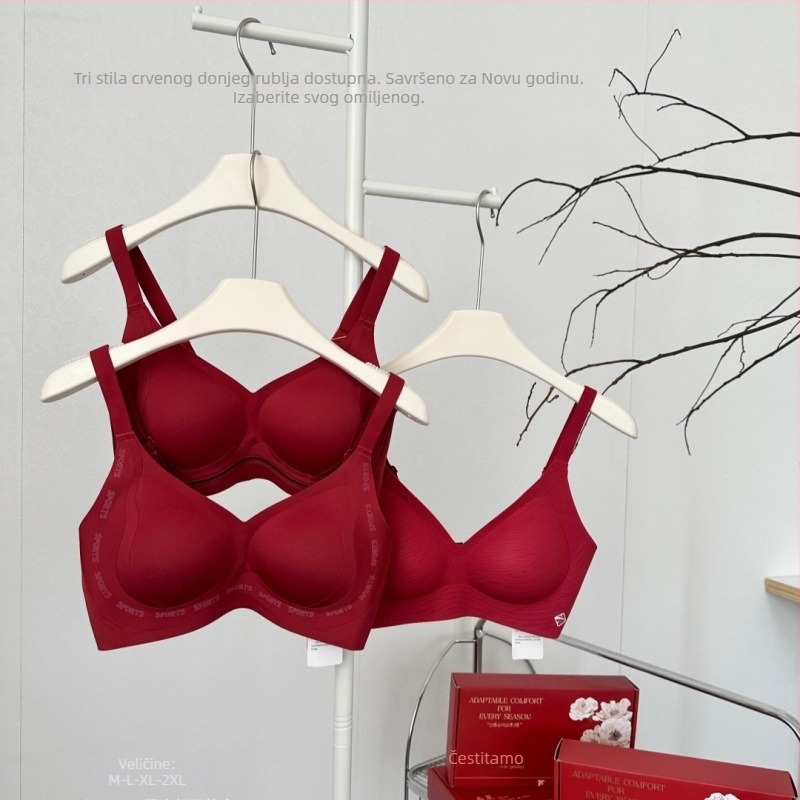 Bešavni grudnjak s bežičnom podrškom, bez šavova, 3/4 košarica, oblikovana šalica s tankim gornjim dijelom i debelim donjim dijelom, materijal: najlon/poliamid, podstava spandex, fiksne dvostruke naramenice, stražnje kopčanje s četiri reda kukica