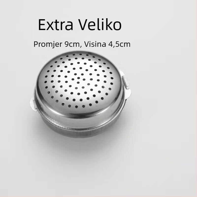 Kutija za začine od 304 nerđajućeg čelika s kuglicama za začine i staklenkom