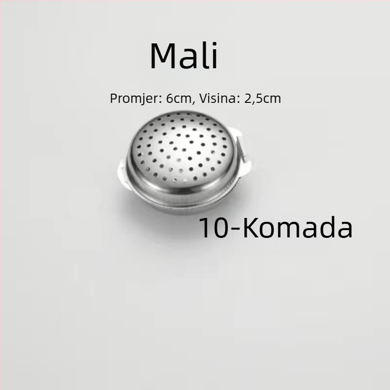 Kutija za začine od 304 nerđajućeg čelika s kuglicama za začine i staklenkom