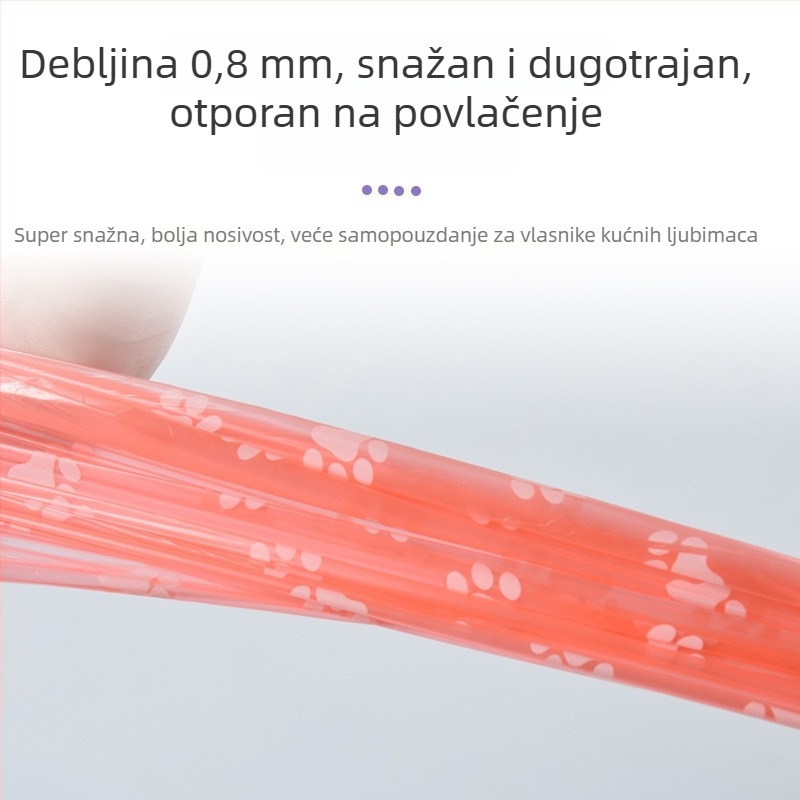 Kese za izmetke kućnih ljubimaca u kontinuiranoj rolni — plastični materijal, uobičajena debljina, za pse i mačke