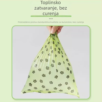 Biodegradibilne debele vrećice za pseći izmet od PE za šetnje