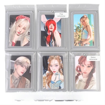 OPP samoljepljiva vrećica za kartice s mat završnim premazom; Materijal: plastika; Tehnika: toplo rezanje; Namjena: izdavanje kartica; Marka: Huasheng Source; Vrsta pakiranja: pakiranje vrećica