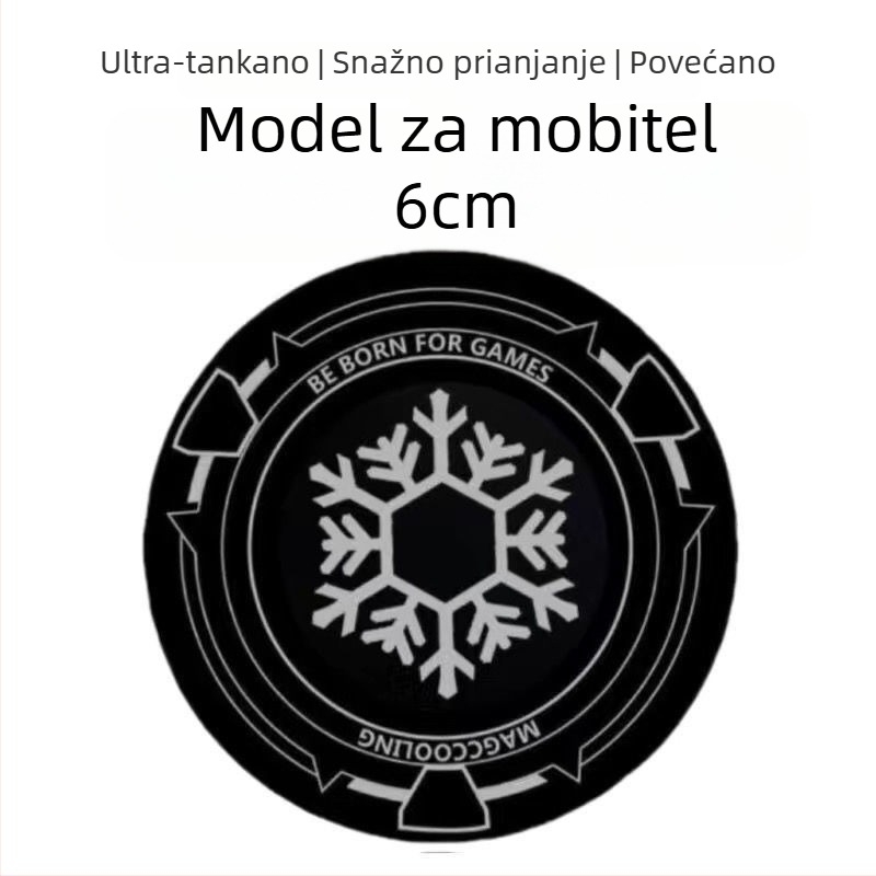 Ultra-tanka magnetska ploča za hlađenje za mobilne telefone i tablete