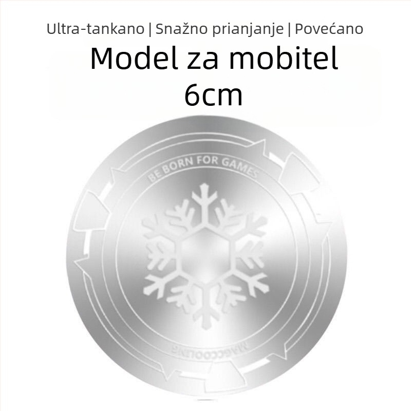 Ultra-tanka magnetska ploča za hlađenje za mobilne telefone i tablete