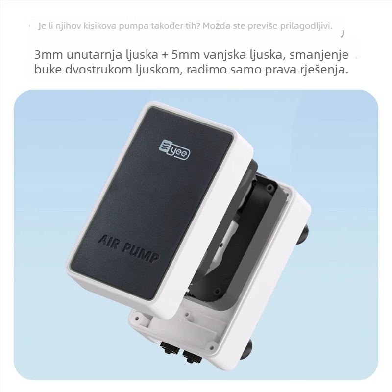 Yee pumpa za kisik za akvarij, tiha, kućna upotreba (Brand: Yee; Hluk: tiho; Namjena: kućna upotreba; Akvarij)