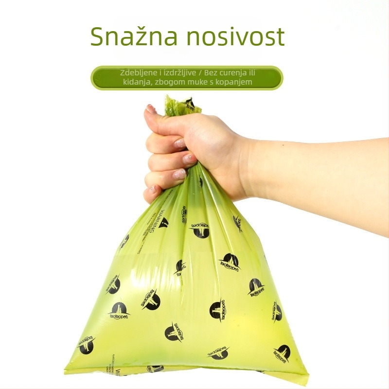 Lingbei biološki razgradljive vrećice za otpad kućnih ljubimaca, rolna vrsta, HDPE, LB-055542