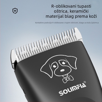 Solimpia električni klipper za kućne ljubimce – za pse i mačke, ABS kućište, pedikura i njega šapa