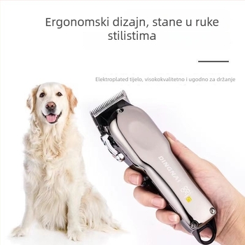 Električni kliper za pse, visoke snage, oštrice od nehrđajućeg čelika, za velike pse, profesionalna upotreba u trgovini kućnih ljubimaca