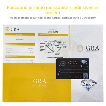 Moissanite Plum Blossom Cut slobodan dragocjeni kamen, okruglog oblika, poliran, prilagodljiv
