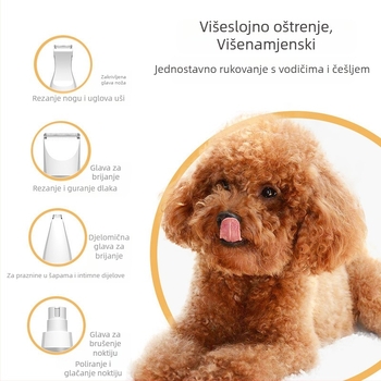 Električni kliper za pse i mačke – ABS materijal, brend Braid Night Pet, ovlaštena privatna marka, namijenjeno za pse