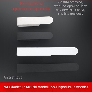 Držač papirnatih ručnika od nehrđajućeg čelika 304, mat završna obrada, montaža ljepilom bez bušenja, 1 razina, nosivost 5 kg