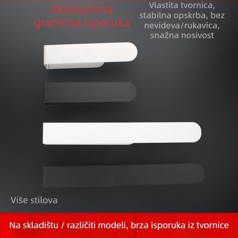 Držač papirnatih ručnika od nehrđajućeg čelika 304, mat završna obrada, montaža ljepilom bez bušenja, 1 razina, nosivost 5 kg