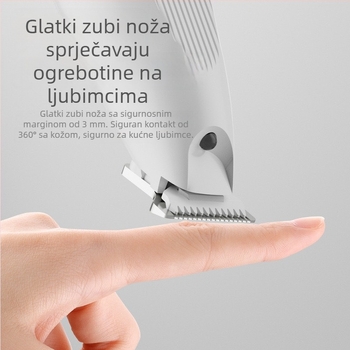 Električni kliper za kosu kućnih ljubimaca – za mačke i pse; ABS kućište; marka Double subject; uvoz: Ne; pakiranje: 100 kom.