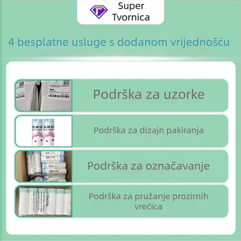 Vreće za otpad za kutiju za mačku - debeći PE, uvijeni stil, marka Emperor Jiesmei