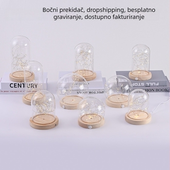 Vaza od visokor borosilikatnog stakla, polirana površina, geometrijski dizajn, moderni minimalistički stil