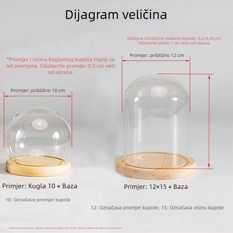 Vaza od visokor borosilikatnog stakla, polirana površina, geometrijski dizajn, moderni minimalistički stil