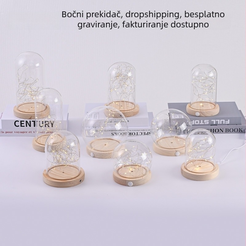 Vaza od visokor borosilikatnog stakla, polirana površina, geometrijski dizajn, moderni minimalistički stil