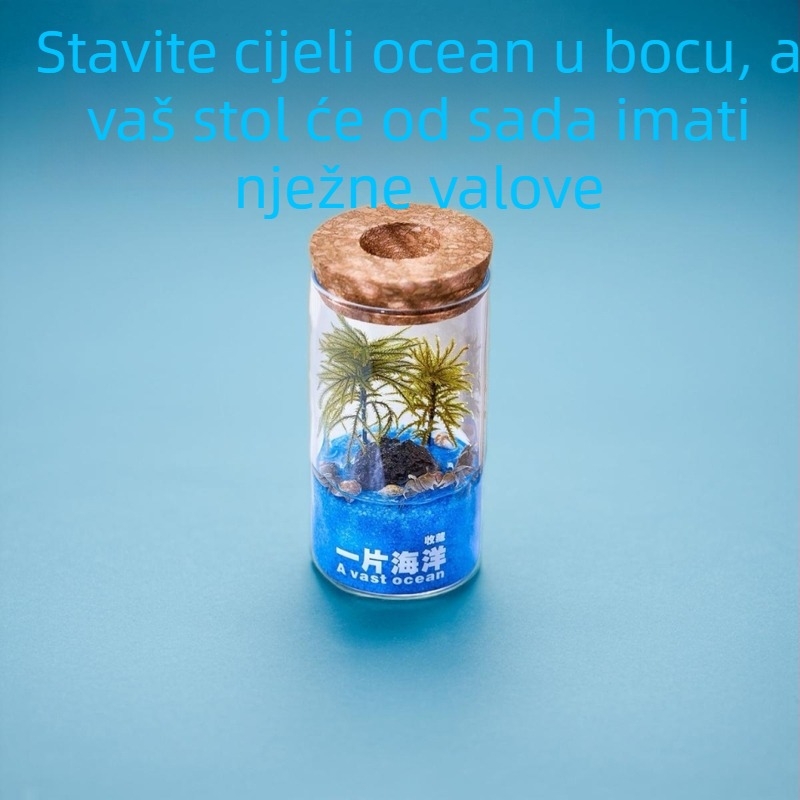Stakleno akvarij s mikro pejzažom • ručna izrada • model: mikro pejzaž • stil: lagani luksuz • prilagodljivo