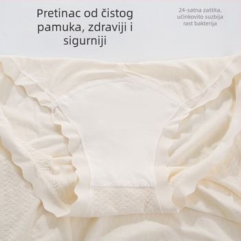 Trudničko donje rublje s visokim strukom, podrška za abdomen, bešivno, najlon tkanina, pamukova podstava u području prepona