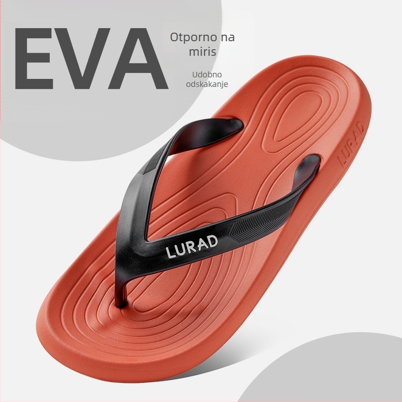 Lucardi muške flip-flop papuče, otvoreni prsti, PVC gornji dio