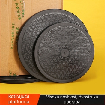 Rotirajući stol - Plastično tijelo; Marka zmkam; Model tgb-74; Univerzalna primjena; Moderan minimalistički stil; Rotirajući mehanizam