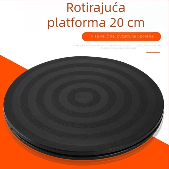 Rotirajući stol - Plastično tijelo; Marka zmkam; Model tgb-74; Univerzalna primjena; Moderan minimalistički stil; Rotirajući mehanizam