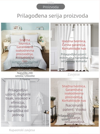 Tri dijelni set posteljine s digitalnim printom, brušeni završetak, kemijska vlakna, uzorak likova, moderni minimalistički stil