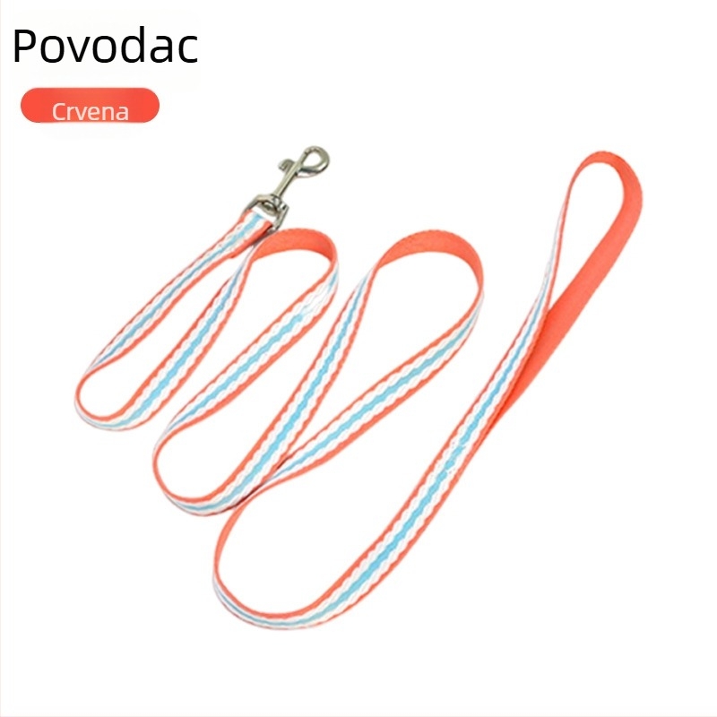 Set za mačku: podesivi najlonski povodac i postroj, kod 904