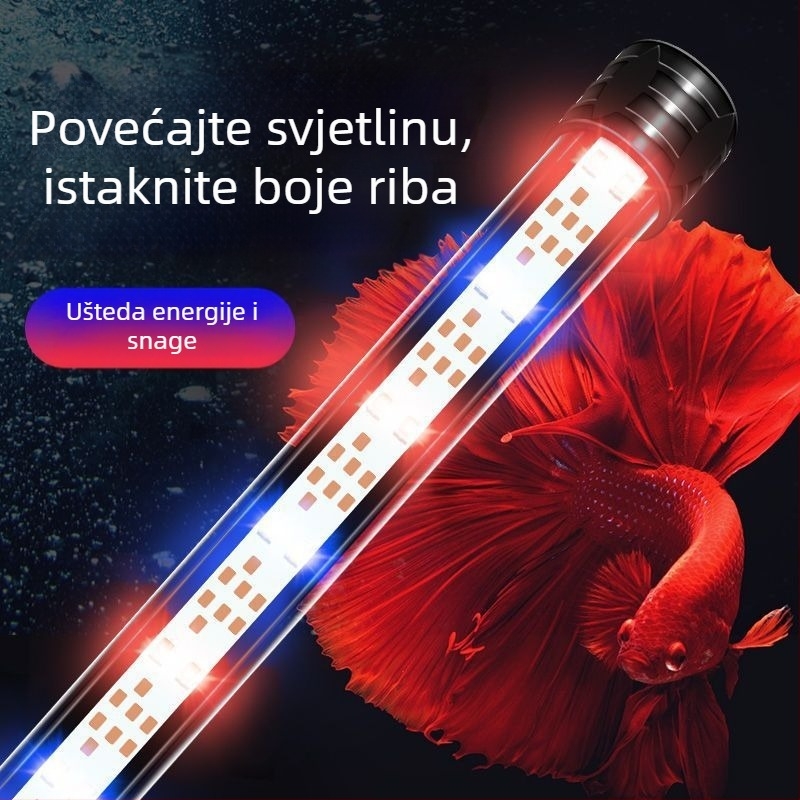 Lampe za akvarij – izuzetno jako bijelo svjetlo, vodootporno osvjetljenje za dekorativni akvarij i vodene biljke; Materijal: Drugo; Uvoz: Ne; Marka: Nothing