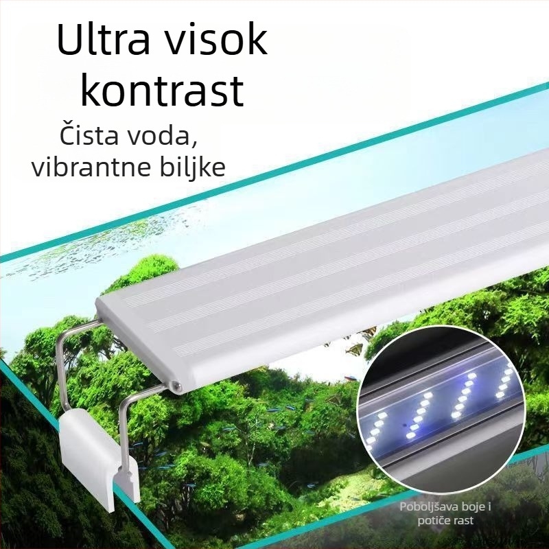 LED rasvjeta za akvarij – potpuno spektralno osvjetljenje, visoka svjetlina, za akvascaping