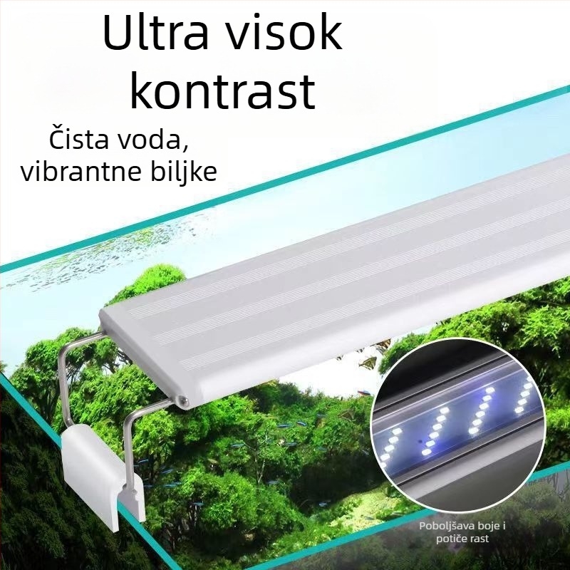 LED rasvjeta za akvarij – potpuno spektralno osvjetljenje, visoka svjetlina, za akvascaping