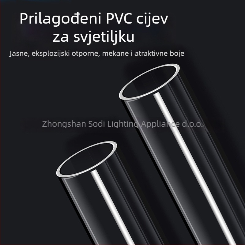 LED svjetlo za akvarij, vodootporna konstrukcija, aluminij-PC materijal, snaga 2-15.2W, pojačanje rasvjete, marke Yikeda