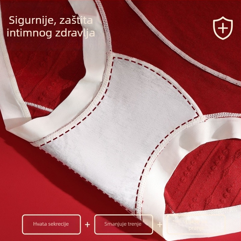Trudničke gaćice s visokim strukom, pamuk, antibakterijski, podrška za trbuh, jacquard pletenina