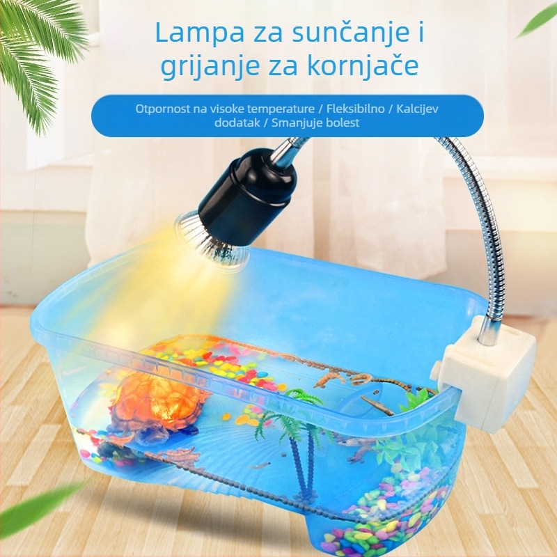 Lampa za sunčanje kornjača UVA/UVB – grijanje i izolacija terarija, Marka Running around, Težina 1.0 kg, Uvezeno: Ne