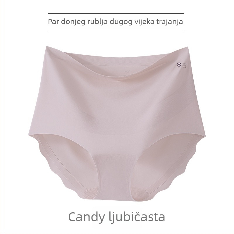 Trudničke gaćice visokog struka, podrška za trbuh, antibakterijske, najlon tkanina s pamukom u preponama