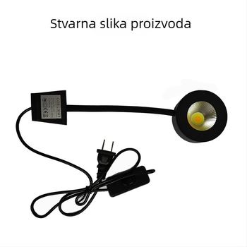 COB klips lamp za akvarij LED s trobojnom dimiranjem, potpuno spektrum, aluminijska legura, 5W