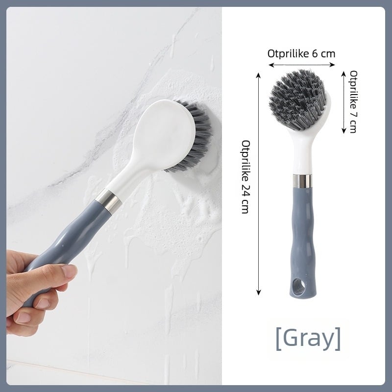 Dulja četka za čišćenje umivaonika i kupaonice, uz četku za pločice, plastična