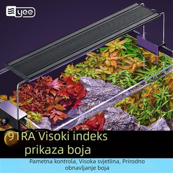 LED rasvjeta za biljke u akvariju - puni spektar, plastični okvir, šifra proizvoda Sd-t8-1000jl