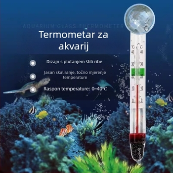 Plutajući termometar za akvarij — opća funkcija; Materijal: Drugi; Uvoz: Ne; Privatne marke: Ne; Kategorija: Termometar