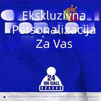Set od dva dijela: šal i kapa — akril vlakna, džakard pletenje, termalna funkcija, unisex, za vanjsku upotrebu