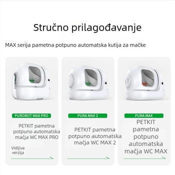 Magnetska prašina zaštita zavjesa za vrata, prozirna, za Xiaopei Cat Toilet Max seriju, s pojasom za smanjenje pijeska (Model PKTC2; Kategorija: Zavjesa za vrata; Podrška za aplikacije: Da; Za mačku; Težina: 0,4 kg)
