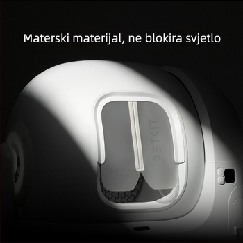 Magnetska prašina zaštita zavjesa za vrata, prozirna, za Xiaopei Cat Toilet Max seriju, s pojasom za smanjenje pijeska (Model PKTC2; Kategorija: Zavjesa za vrata; Podrška za aplikacije: Da; Za mačku; Težina: 0,4 kg)