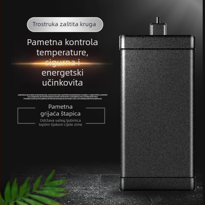 Grijač vode za kućne ljubimce – stalna temperatura 28°C, model JRQ, pogodan za mačke i pse, masa 0,2 kg