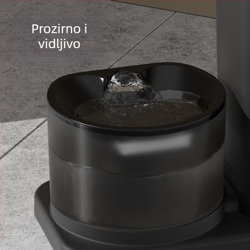 Automatski poslužitelj vode i zdjela za hranu za mačke i pse, dvostruki uređaj za hranjenje i pijenje; Bez podrške za aplikacije; Nije odvojiv; Nema kamere