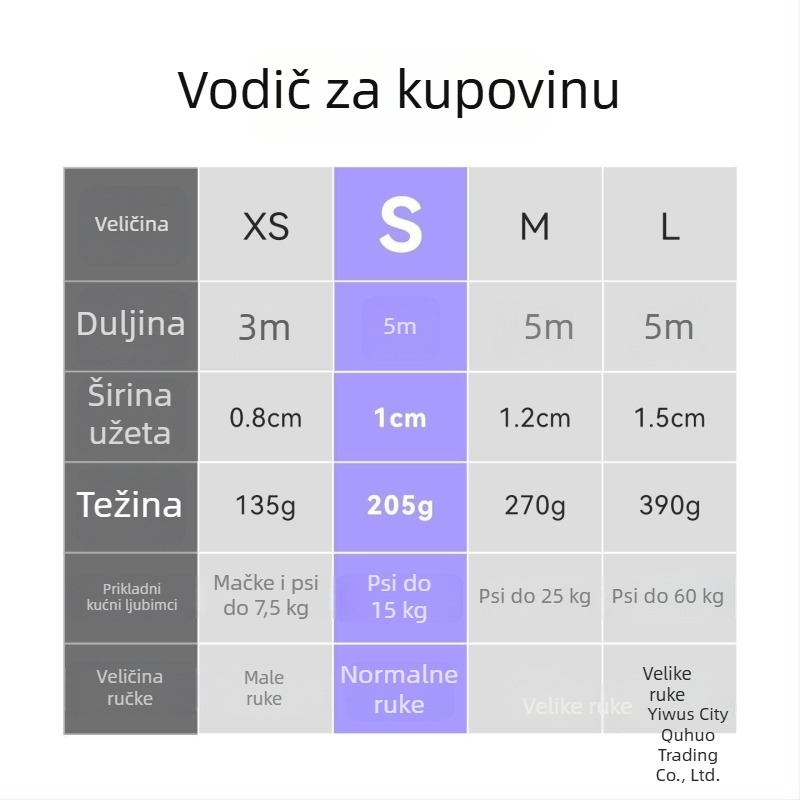 Automatski najlonski povodac za pse srednje veličine s jednim tipkom zaključavanja