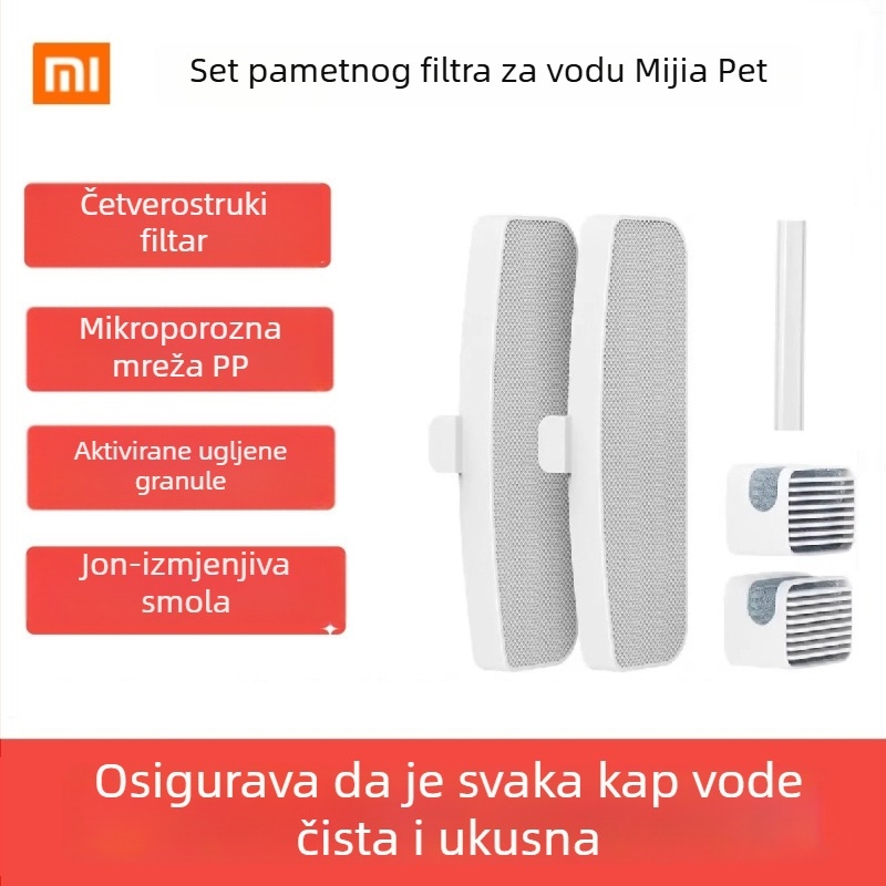 Set zamjene pametnog filtra za dispenzer vode za kućne ljubimce, s crijevom i pumpom