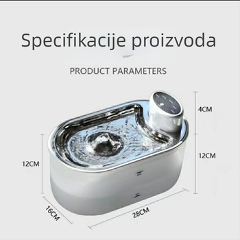 Treća generacija pametnog bežičnog dozatora vode za kućne ljubimce s automatskom filtracijom i cirkulacijom za pse i mačke
